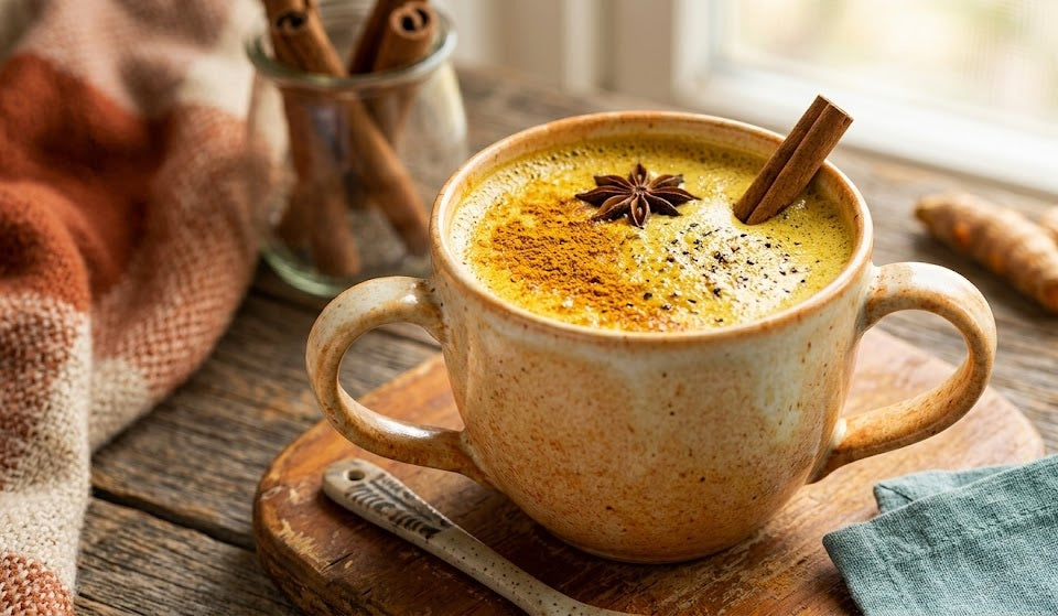 Turmeric Blast– Golden Milk Powder with Turmeric, Ginger | Ayurvedic Spices