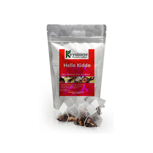 Hello Kiddo – Fruit Tea Tisane ,Hibiscus Flower, Orange, Peel, Cranberry, Pineapple and natural Flavor