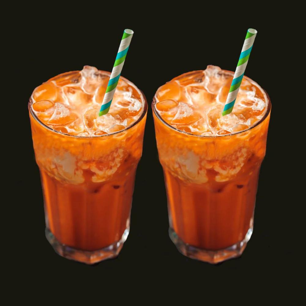 Natural Thai Tea Made with Premium Assam, Oolong Tea – Authentic flavor makes Traditional Restaurant Iced Tea and Boba Tea